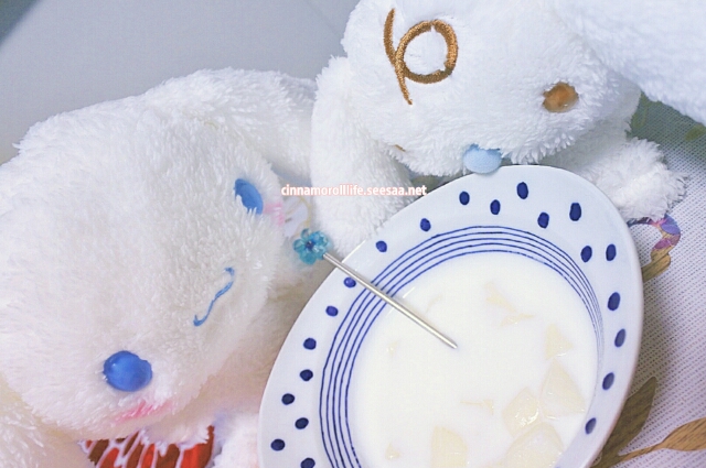 Cinnamoroll Life シナモロールライフ シナモロールブログシナモンとみるくと一緒にミルク餅を作ってみたよ Cinnamoroll Life